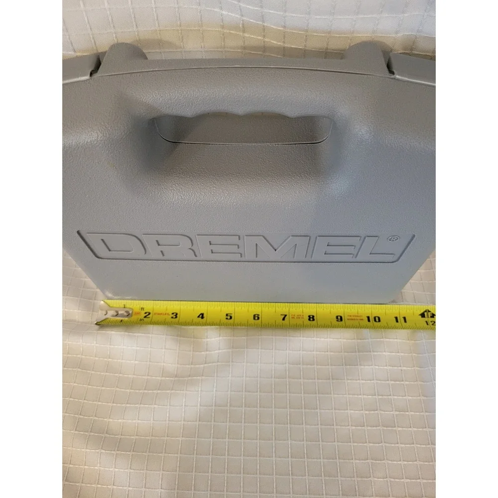 Dremel Rotary Tool Hard Carrying Case Gray Plastic Storage Box 11x8x3